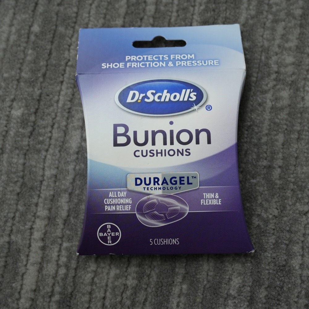 Dr Scholls‎ Bunion 5 Cushions Dura Gel Technology Thin Flexible All Day Relief